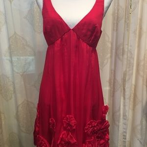 Rebecca Taylor 100% Silk Pink Florette Trim Size 4